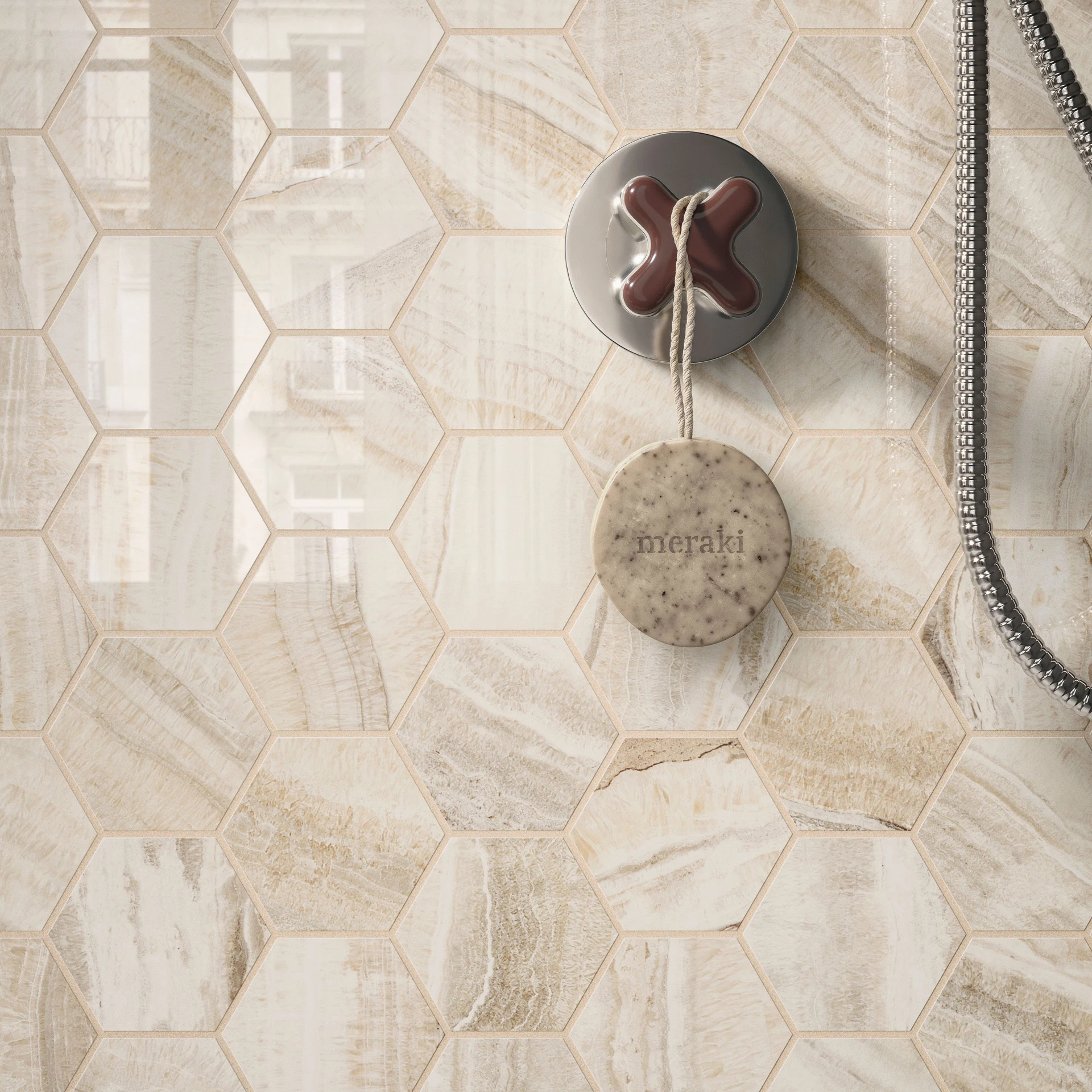gresie-lux-aspect marmura- studio-ceramica-importator-florim-sant-agostino-decor hexagon-top ceramica-