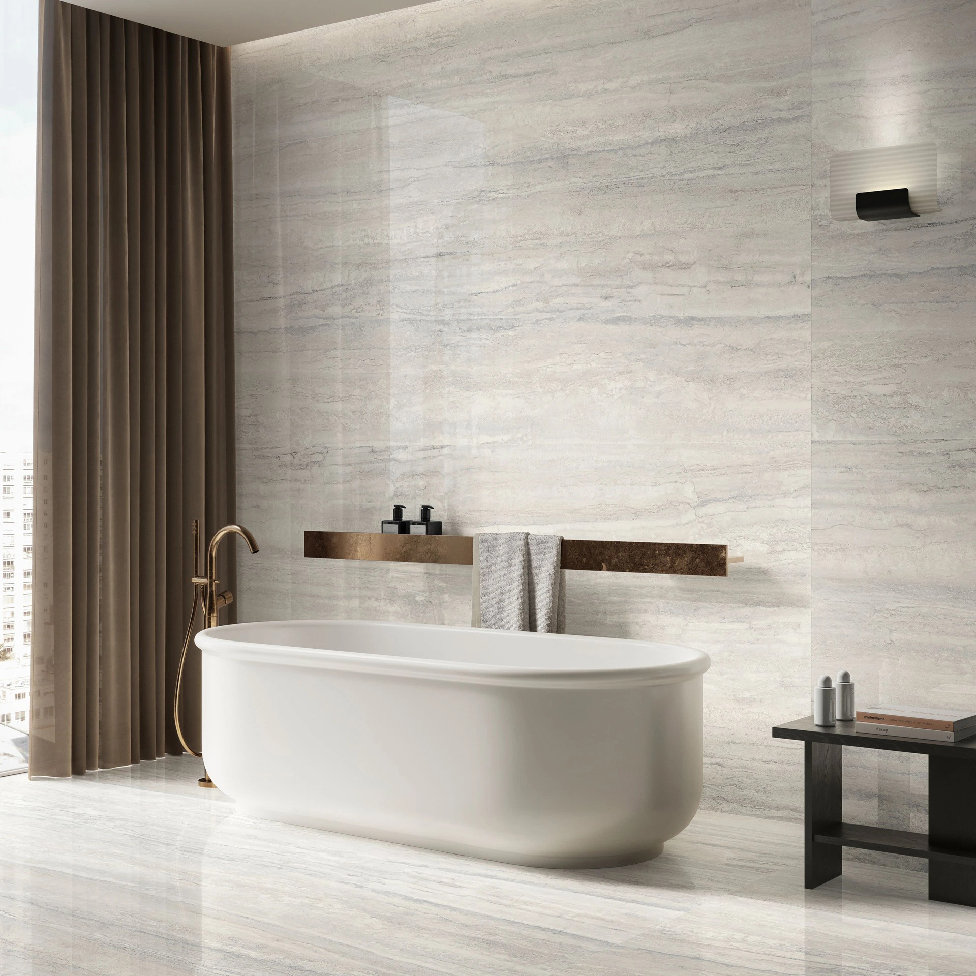 Extra-SantAgostino-Ceramica-Florim-lastra-tip-travertin-lucios